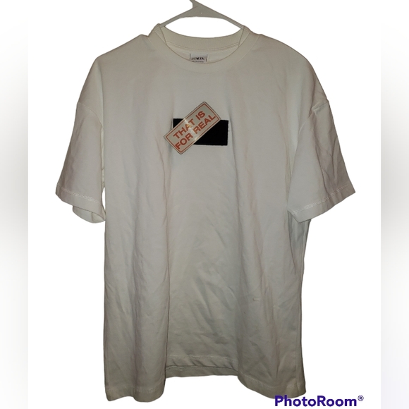 Zara White Tee "That Is For Real" - Picture 4 of 5